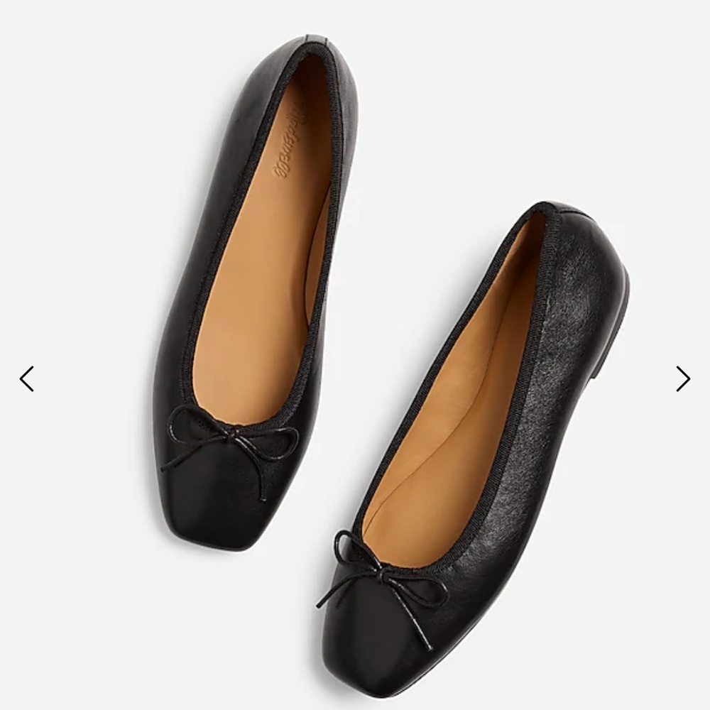 Madewell leather ballet flats BRAND NEW